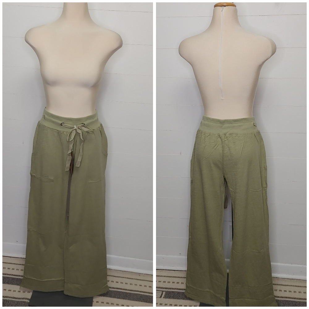 #107 The Earth Collection long wide leg pants